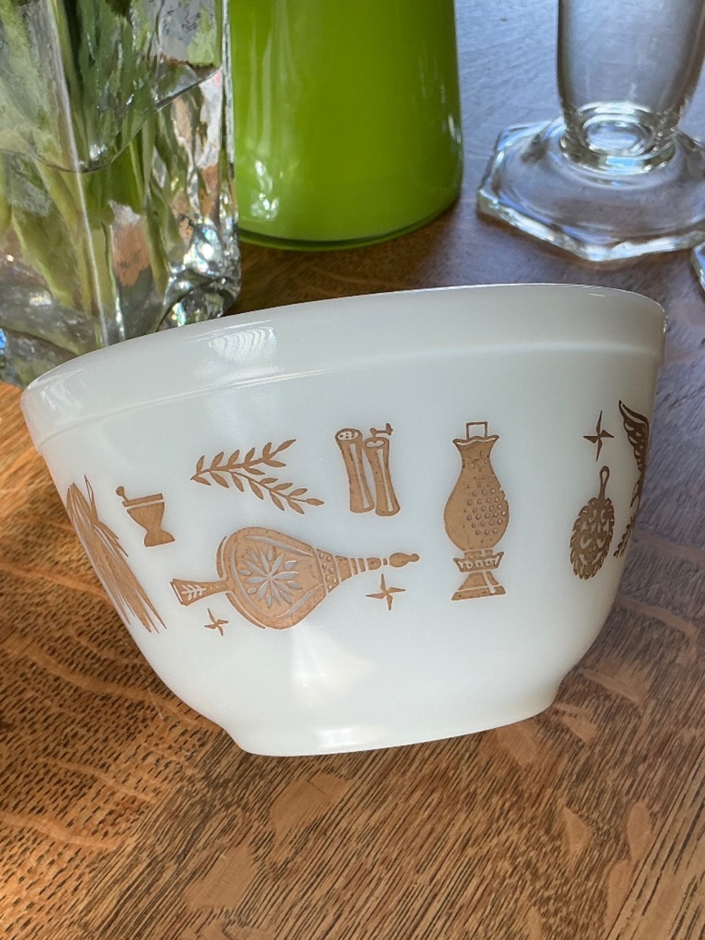 Pyrex Early American Vintage Bowl Glass #401 1 1/2 Pint - Picture 12 of 16